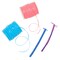 Lanyard String Kit - Neon Plastic Lacing Cord & Gimp String for Bracelets - Plastic Cord & Boondoggle Kit for Keychains - 10 Spools, 50 Yd Each, 2.5 mm x 1 mm, Rainbow